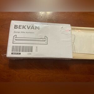 IKEA Bekham wooden spice rack. New in package.